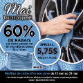 Image sur Chiffons de microfibre - Bleu 14 po - pqt 10